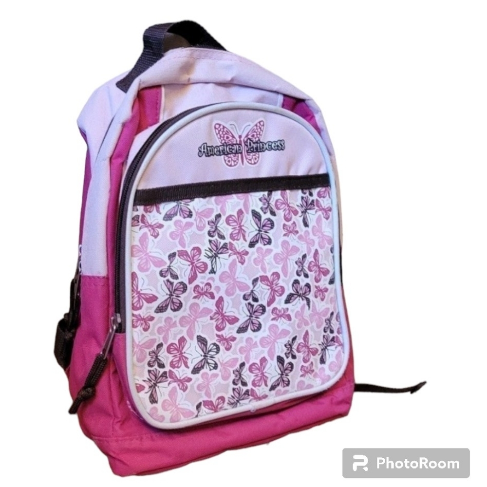 American Princess Pink Butterfly Mini Backpack